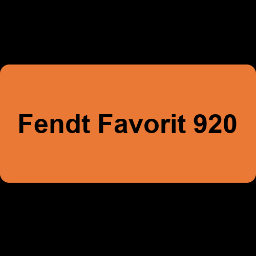 Fendt Favorit 920